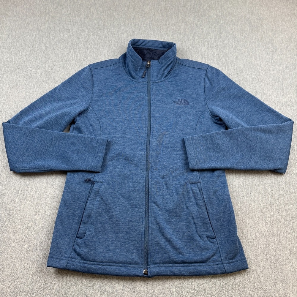 The North Face Jacket Womens Small Blue Skyline Full-Zip Fleece Lined Outdoor